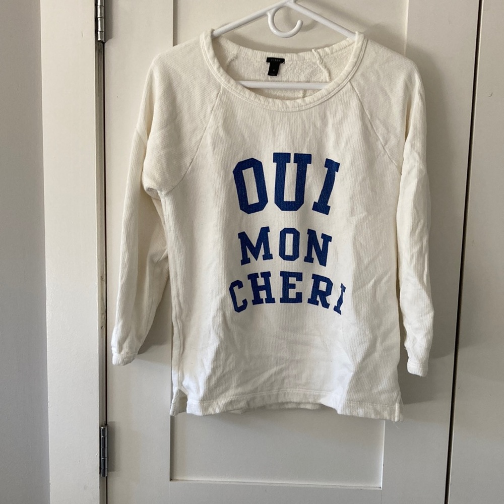 Jcrew graphic sweatshirt - S